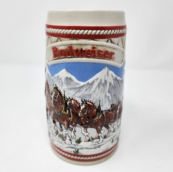 Budweiser‎ A Series 1985 Limited Edition Beer Stein - Picture 1 of 10